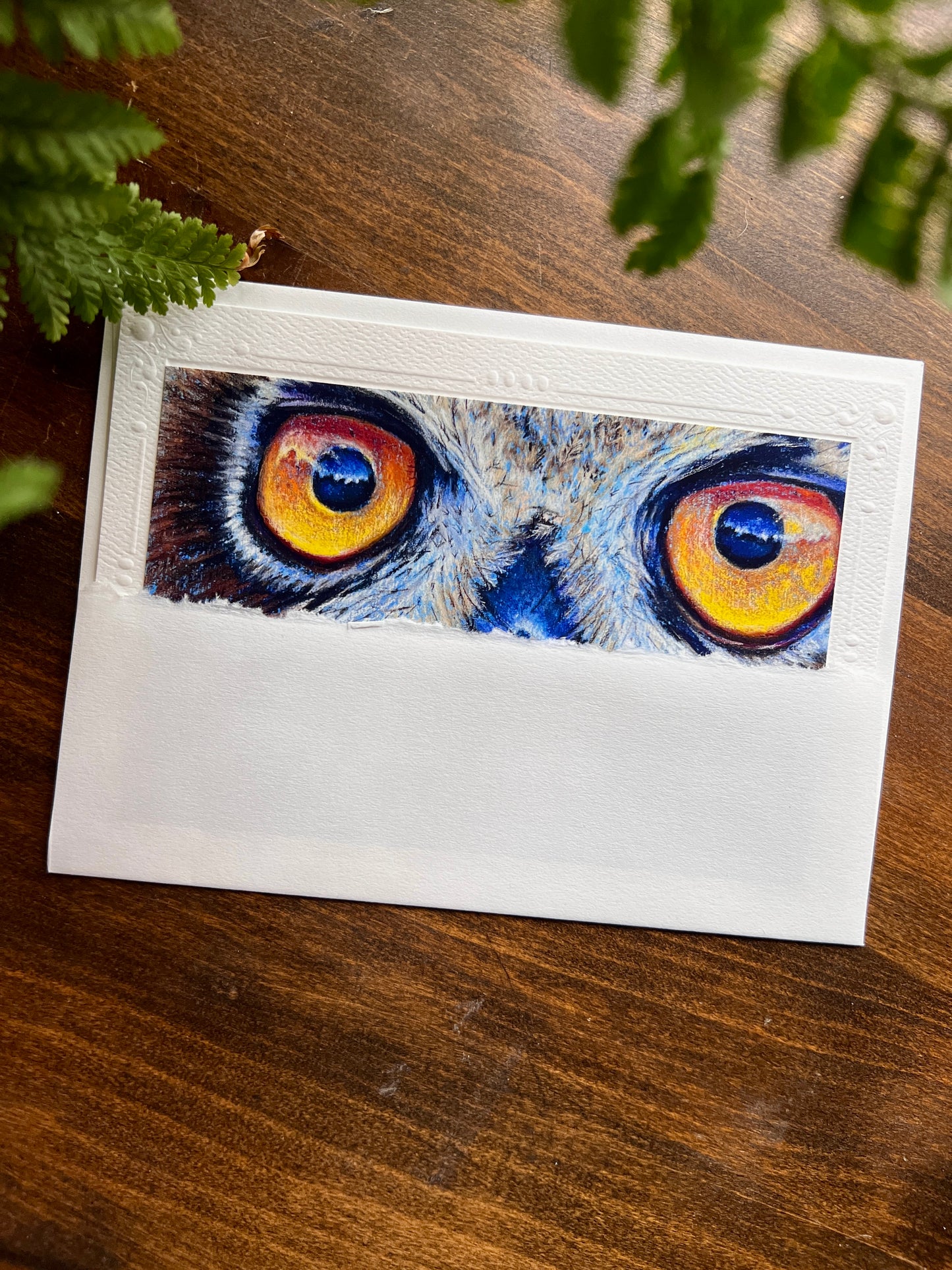 Great Horned Owl card