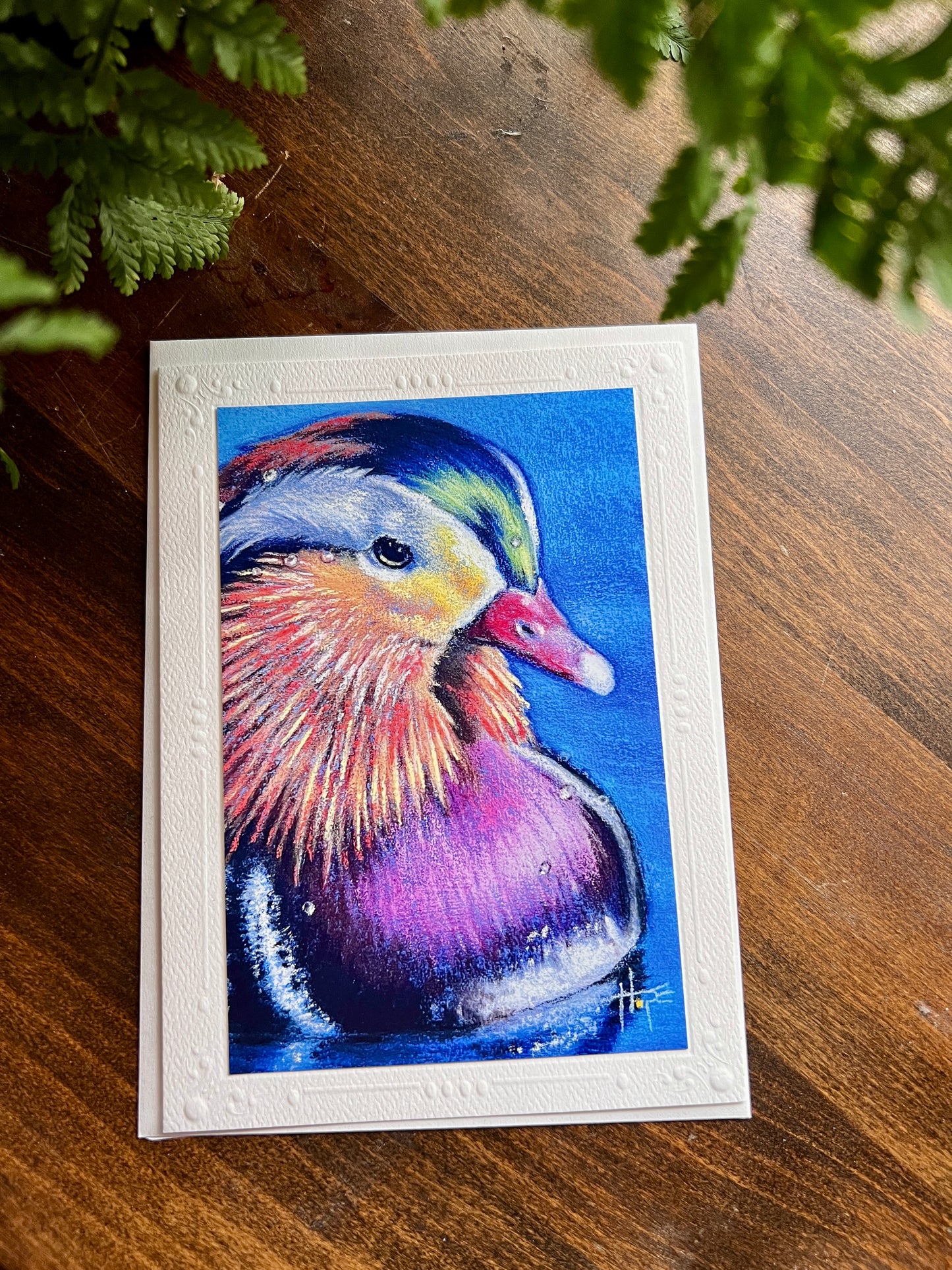 Mandarin Duck card